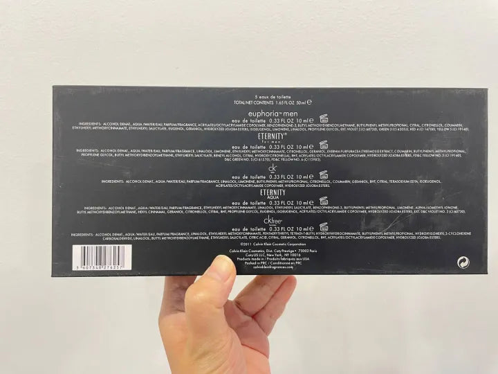 calvin klein COFFRET X5